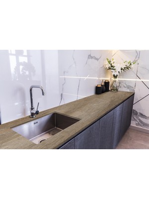 Sticker Art Tezgah Üstü Fayans Kaplama Folyosu Mutfak Tezgahı Kaplama Natural Oak 70 cm x 3 Metre