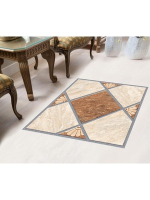 Sticker Art Yer Kaplama Zemin Kaplama Folyosu Dekoratif Folyo 65X65 cm 16.model