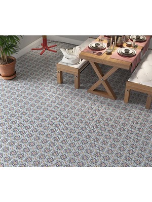 Sticker Art Yer Kaplama Zemin Kaplama Folyosu 65X130 cm Moraccan