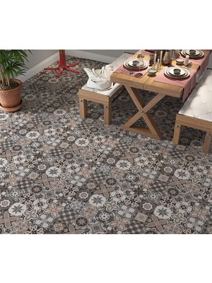 Sticker Art Yer Kaplama Zemin Kaplama Folyosu 65X130 cm Italian Ceramic