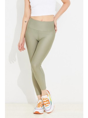 Maygiy Yüksek Bel Esnek Spor Tayt