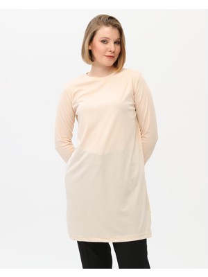 Bwest Doğa Sade Basic Tunik - 6016 - Krem