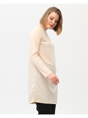 Bwest Doğa Sade Basic Tunik - 6016 - Krem