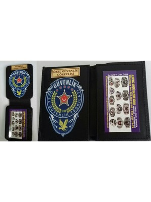 Aldatmaz Özel Güvenlik Rozetli Cüzdan (2)Adet,al-Sıvıle Satılmaz-Sadece Özel Güvenlik Görevlisi Satın Alabılır.