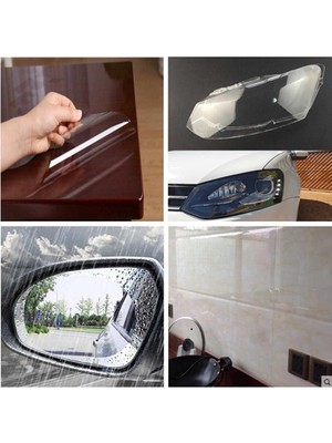 Sticker Art Şeffaf Parlak Yapışkanlı Folyo Koruma Folyosu 50 cm 50 cm x 3 Metre