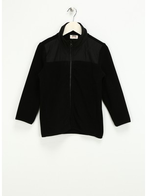 Koton Koton Düz Erkek Çocuk Siyah Sweatshırt 4WKB10020TK