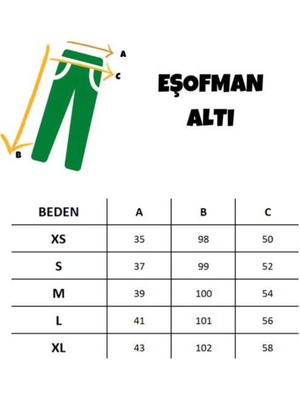 Erkek Siyah Eşofman Altı The College Baskılı Kışlık Lastikli Paça