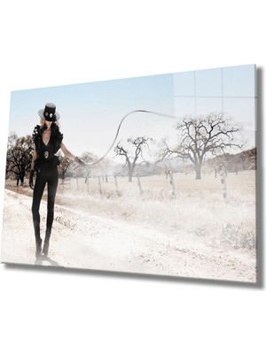 Miray Life Kadın Kovboy Cam Tablo Women Cowgirl