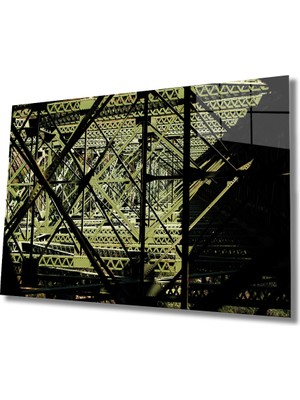 Miray Life Geometrik Mimari Cam Tablo