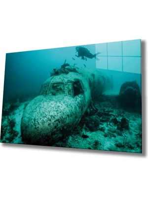 Miray Life Sualtı Cam Tablo Marine Life