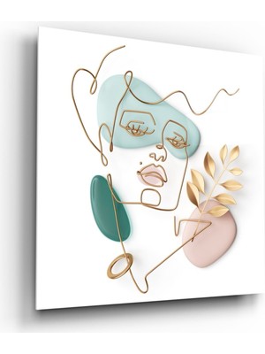 Miray Life Minimal Portre Cam Tablo