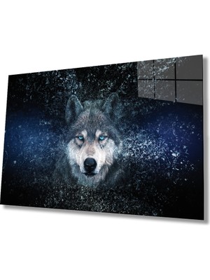 Miray Life Kurt Köpeği Cam Tablo