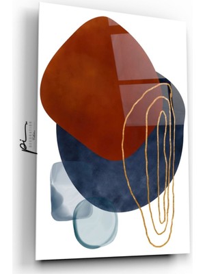 Miray Life Soyut Desenler Cam Tablo