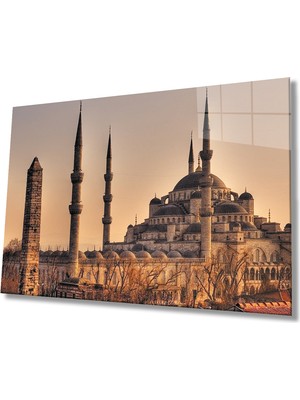 Miray Life Istanbul Sultan Ahmet Camii Manzaralı   Cam Tablo