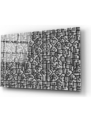 Miray Life Kufi Sanatı Cam Tablo