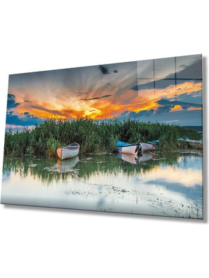 Miray Life Gün Batımı Cam Tablo