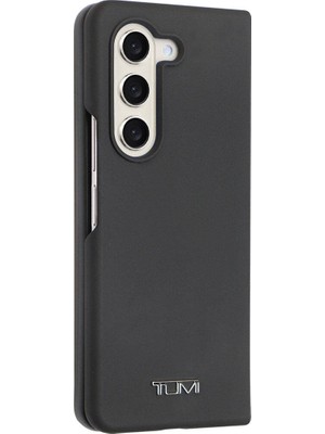 Galaxy Z Fold 5 Uyumlu Kılıf Tumı Liquid Silikon Metal Logo Dizayn Orjinal Lisanslı Kapak Siyah