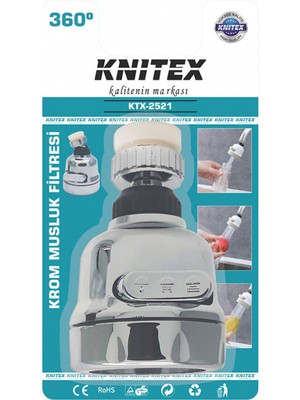 Knitex  Knitex KTX-2521 Vakumlu Kubar Başlık Krom -97