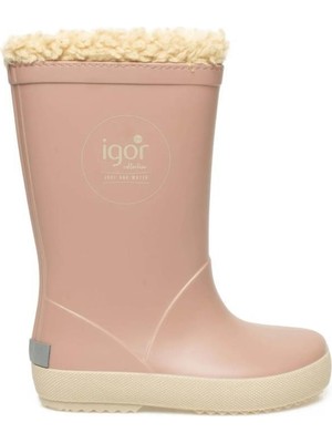 Igor İgor Splash DK Borreguito Kürklü Çocuk Yağmur Çizme Pembe W10293-010