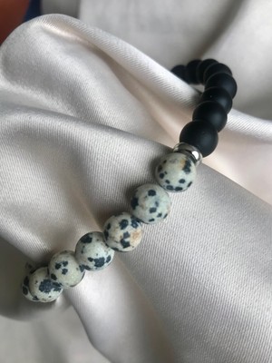 Doğaltaş Jasper Oniks Erkek Bileklik