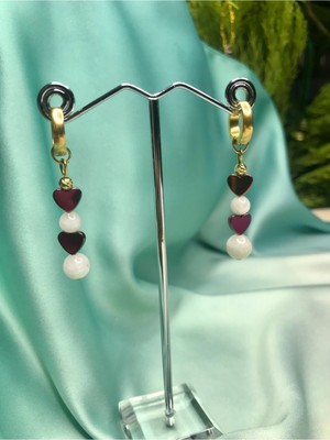 Çelik Aytaşı Küpe