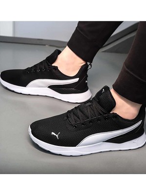 Puma Erkek Spor Ayakkabı Anzarun B-7 Unisex Günlük Spor Ayakkabı 371128 02RS-1 Siyah