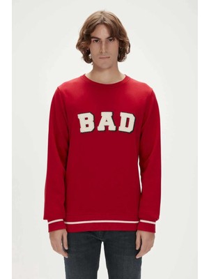 Bad Bear Felt Crewneck Erkek Sweatshirt 23.02.12.013MARSH