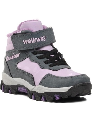 Walkway Leo-P Lila Içi Kürklü Çocuk Outdoor Bot