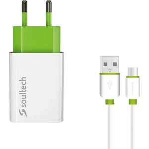 SC113B 2.1A Comfort Seyahat Şarjı +Type-C 2A USB Kablo