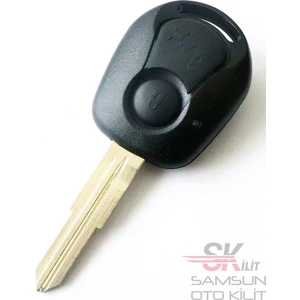 Skilit Samsun Oto Kilit Ssang Yong Kumanda Kabı Anahtar Kabı 2 Tuşlu Logolu