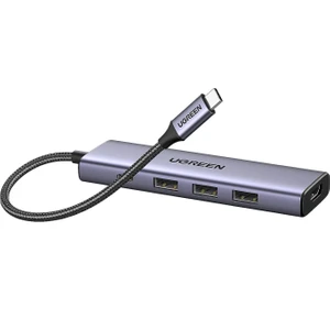 USB-C To HDMI+3*USB 3.0 A+PD Power Converter - 15596