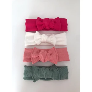 Nis Butik 4'lü Bandana Bebek Hediyelik Set
