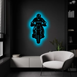 Duvar Dekoru LED Işıklı Custom Motor Ful Rgb Ful Aydınlatmalı