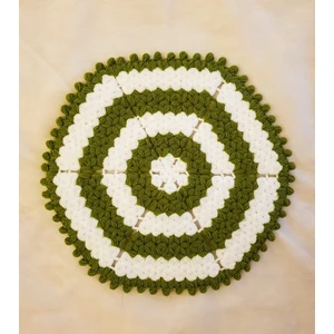 Herşey Fırsat Banyo Lifi Yün El Örmesi Ceyizlik Altıgen 1 Adet Düz Desenli