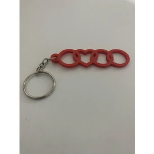 Hesaplı Baskı Audi 3D Anahtarlık (2 Adet)
