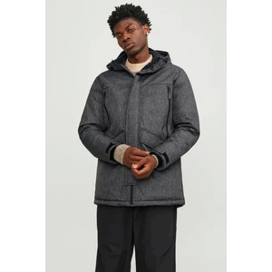 Jack & Jones Erkek Black Parka