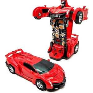 Transformers Bumblebee Robota Dönüşebilen Oyuncak Araba Kırmızı