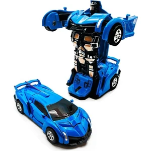 Transformers Bumblebee Robota Dönüşebilen Oyuncak Araba Mavi