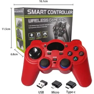 2.4g Wireless Gamepad Kablosuz Oyun Kolu Otg Pc Ps3 Tv Box Android Tv Tablet Uyumlu