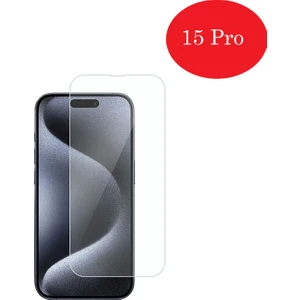 Apple iPhone 15 Pro Ekran Koruyucu Kırılmaz Cam