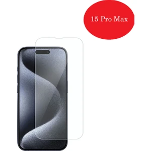 Apple iPhone 15 Pro Max Ekran Koruyucu Kırılmaz Cam