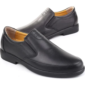 07 Erkek Ortopedik Jel Taban Deri Günlük Ayakkabı