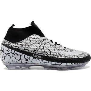 Super Mercury Bilekli Çoraplı Krampon Futbol Ayakkabısı LİON-1071-KR