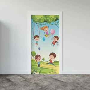 Sticker Art Kapı Giydirme Kapı Sticker Folyosu Çocuklar