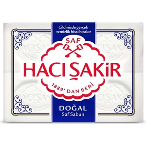 Hacı Şakir Doğal Saf Geleneksel Beyaz Sabun 4x150 gr