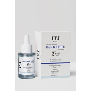 LYL Beauty Hair Booster 27 Aktifli Bitkisel Saç Uzatma ve Dökülme Karşıtı Serum 30 ml – Zayıf Saçlar İçin Güçlendirici Günlük Bakım