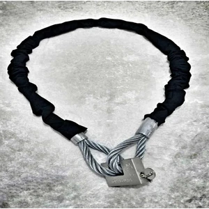Motorsiklet 2 Metre 10 mm Kesilmez Çelik Halat Motorsiklet Bağlama Halatı Motorsiklet Zincir Kılıflı