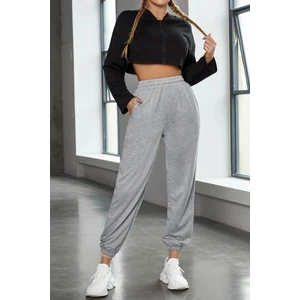 Polar Kışlık Kalın Salaş Tarzlı Oversize Eşofman Altı