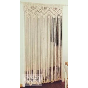 Makrome Dekoratif Kapı Perdesi