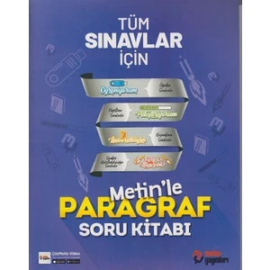 Metin Yayınları Tüm Sınavlar İçin Metinle Paragraf Soru Kitabı